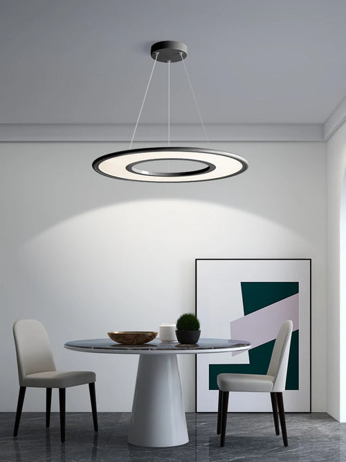 lustre moderne simple nordique minimaliste créatif led