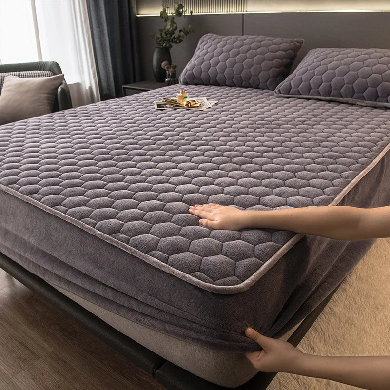 drap matelassé housse de protection en velours épais antidérapante