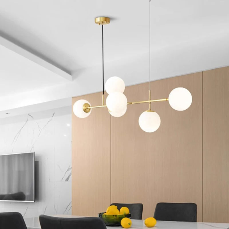 lustre Moderne salle à manger lumières éclairage intérieur LED décoratif éclairage intérieur - vue 5 sur 8