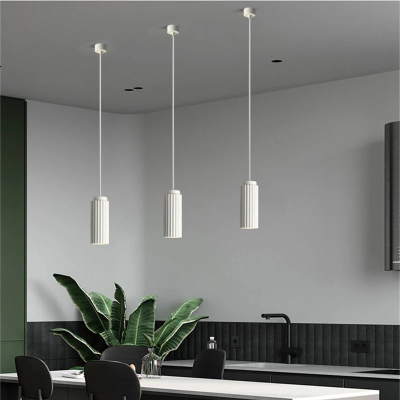 suspension Minimalisme moderne LED colorée Art - vue 5 sur 16