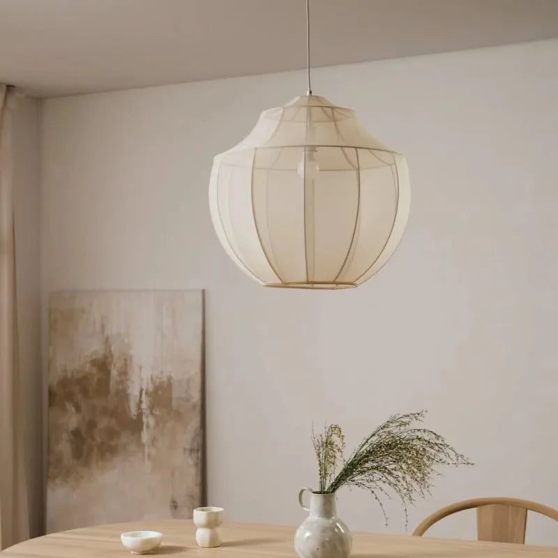 suspension moderne en tissu pour décor intérieur minimaliste