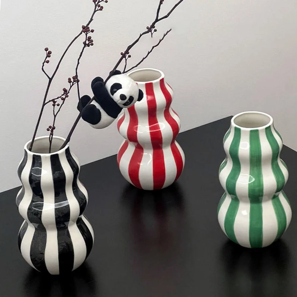 vase en céramique nordique pour décoration et cadeaux - vue 4 sur 8