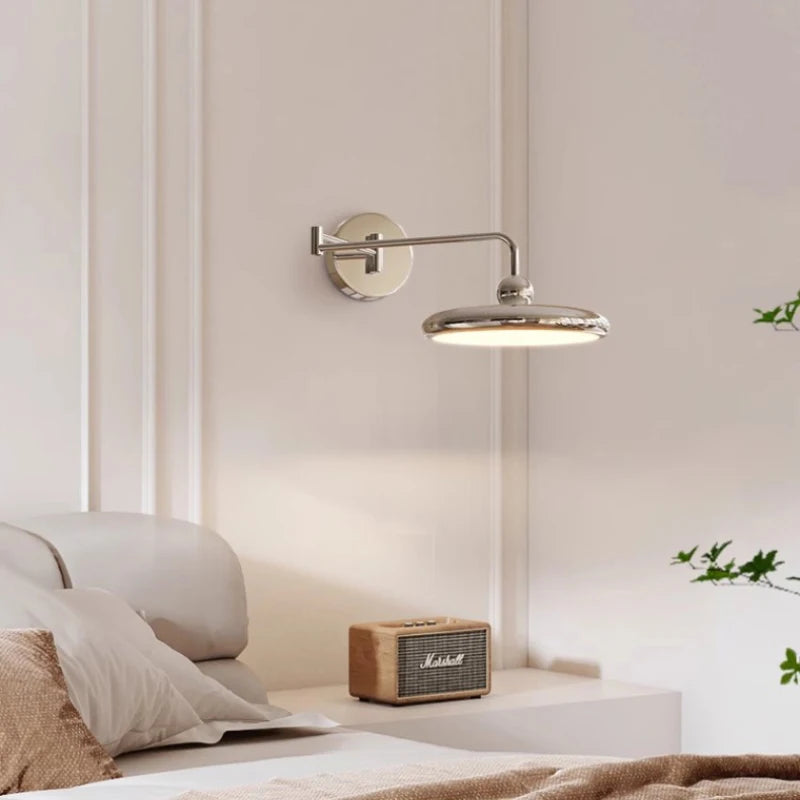 applique murale pliable nordique à led rétractable moderne - vue 5 sur 9