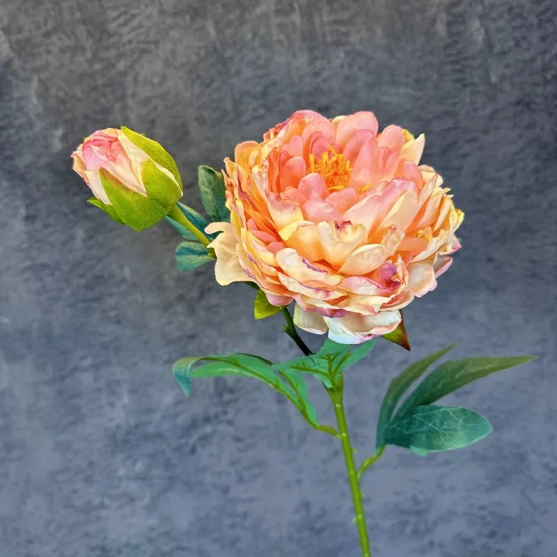 fleurs en soie pivoine rétro pour décoration mariage fête accessoires - vue 11 sur 15