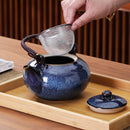 service the ceramique style japonais theiere filtre zen