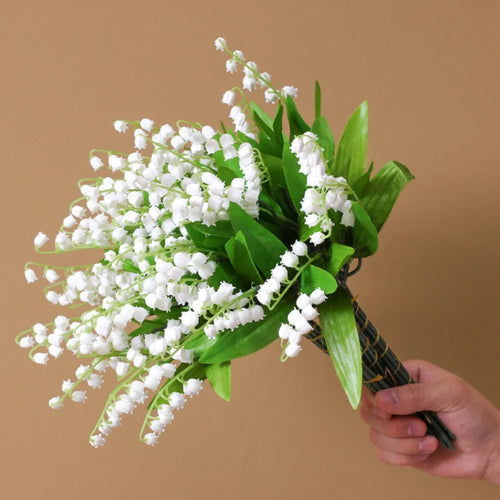 lot de 10 plantes artificielles blanches pour décoration de mariage