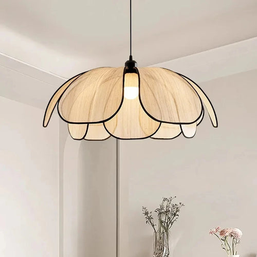 lampe suspendue moderne en tissu pour décoration artistique