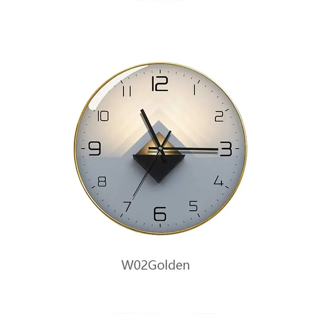 horloge murale en verre design moderne créatif pour décoration intérieure - vue 13 sur 18
