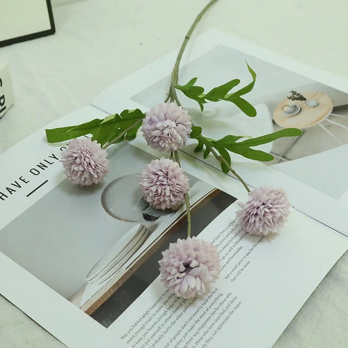 branche de chrysanthème artificielle pour décoration florale élégante - vue 13 sur 14