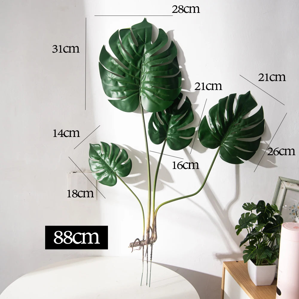 plantes artificielles monstera pour décoration intérieure et extérieure - vue 7 sur 10