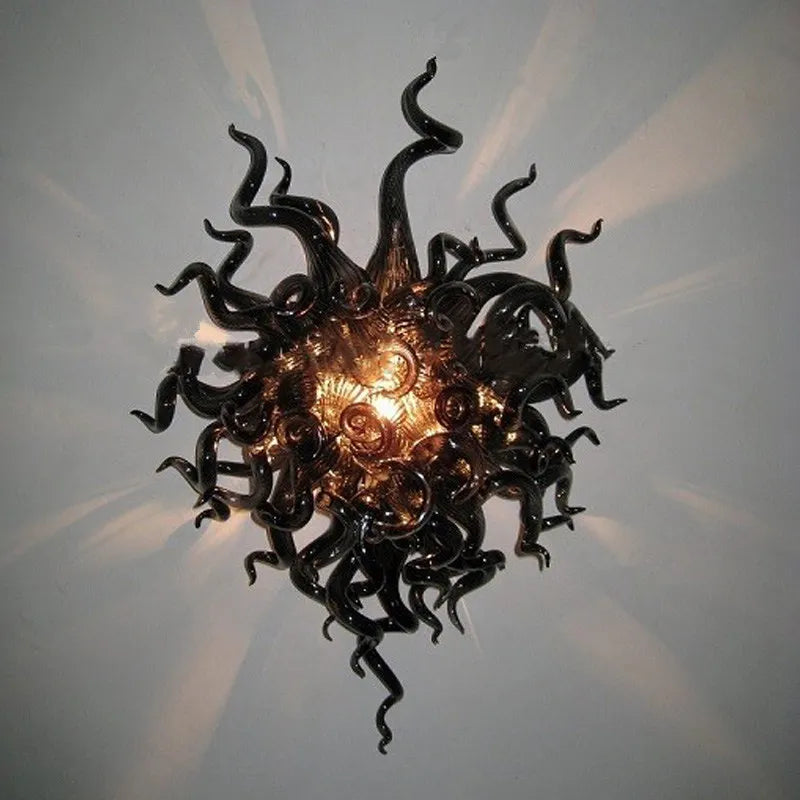 Applique murale LED modernes lampe noire décoration murale applique hôtel maison luminaires 32 pouces - vue 3 sur 3