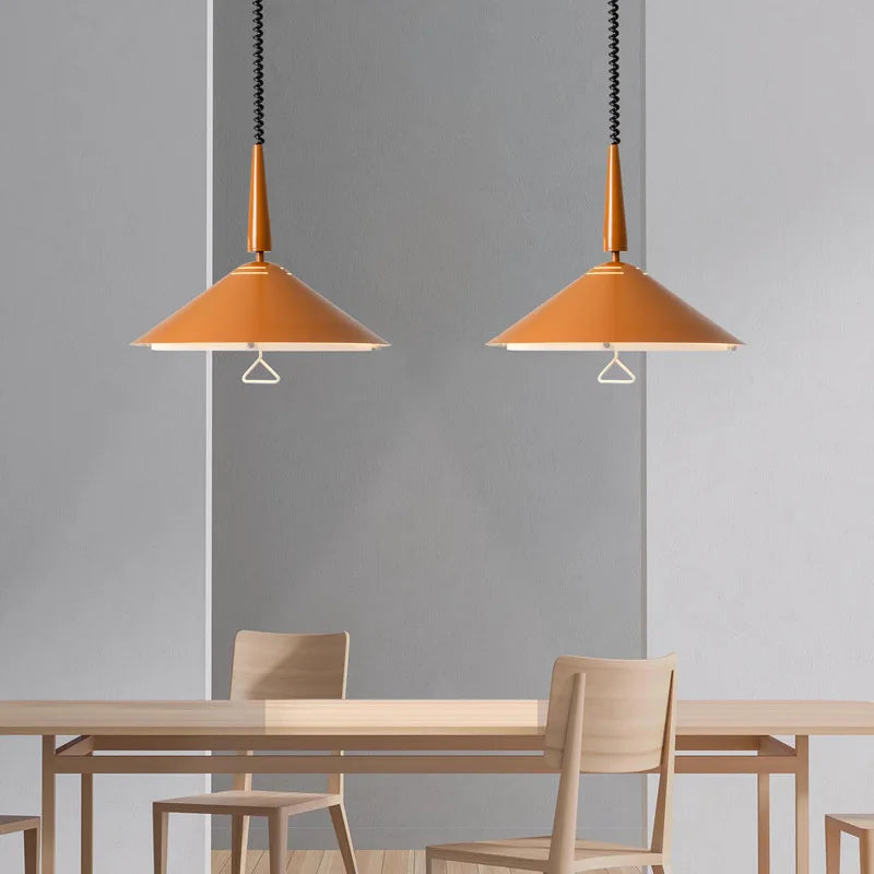 suspension LED design nordique anneau moderne décoratif intérieur - vue 3 sur 9