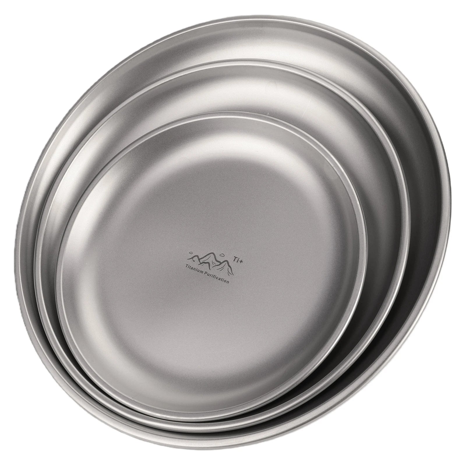 Assiette titane légère camping randonnée 14 17 20cm