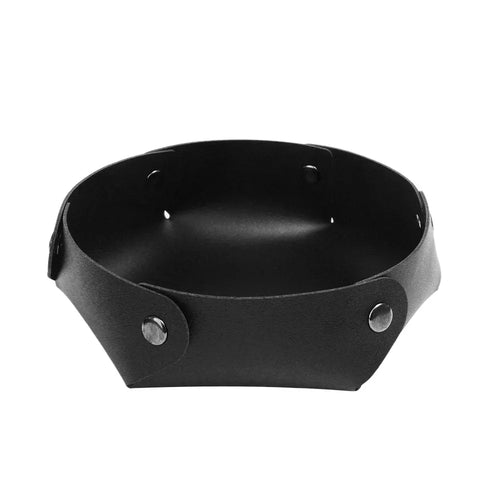 plateau en cuir pliable pour rangement et organisation - vue 9 sur 9