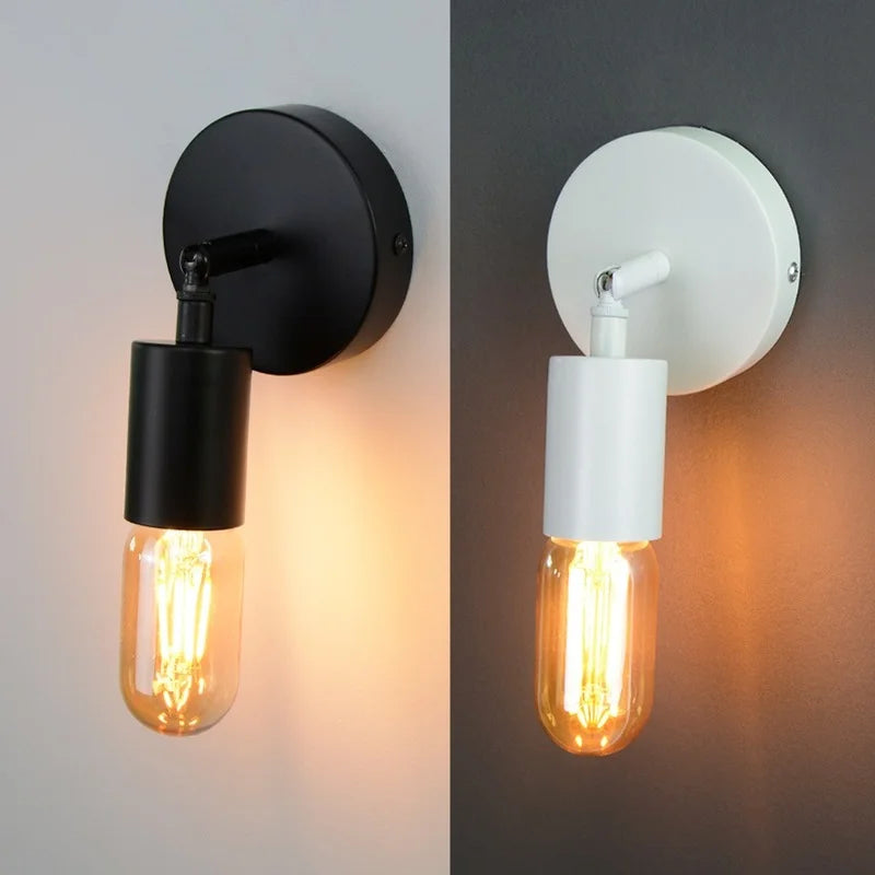 applique murale industrielle rétro multi-têtes minimaliste led