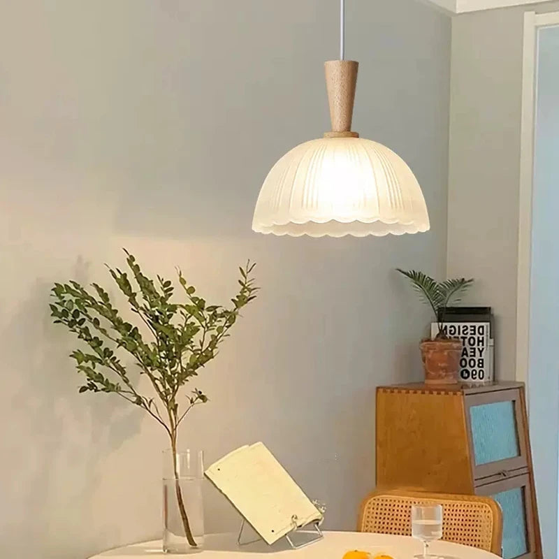 lustre en verre design pour décoration intérieure moderne - vue 4 sur 9