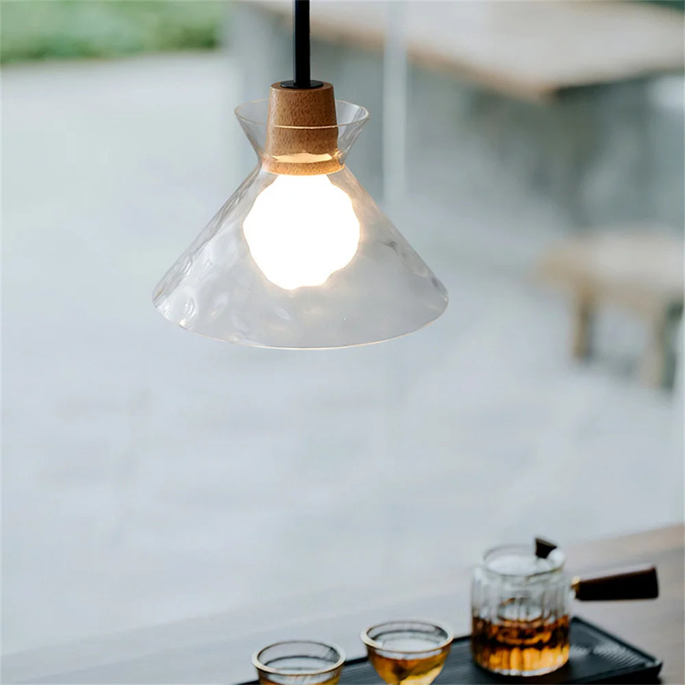 suspension en verre moderne pour décoration intérieure élégante - vue 6 sur 9
