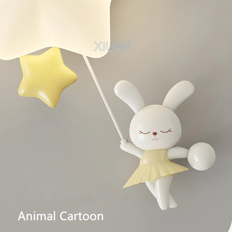 applique murale étoile animale romantique pour enfants - vue 5 sur 13