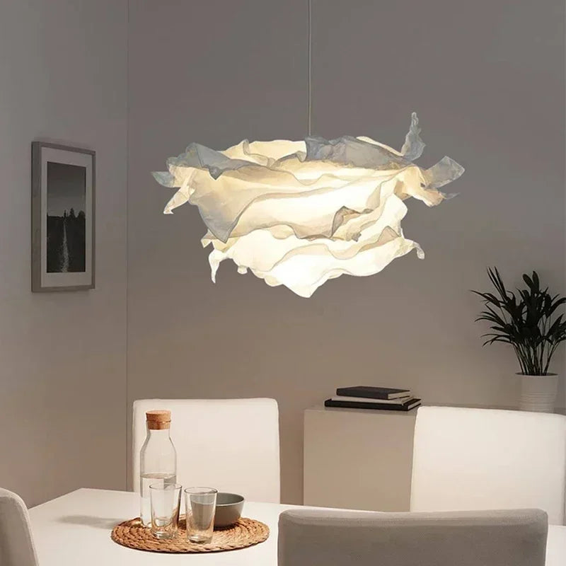 SANDYHA papier moderne personnalisé bricolage lustres chambre salon salle à manger Restaurant Suspension Luminaire Suspension