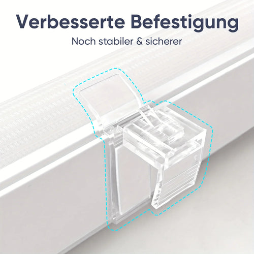 Store enrouleur double sans perçage occultant fenêtre 80cm - vue 6 sur 13