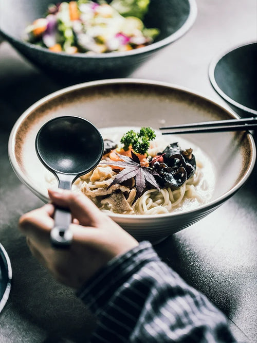 Bol ramen ceramique style japonais motif traditionnel cuisine