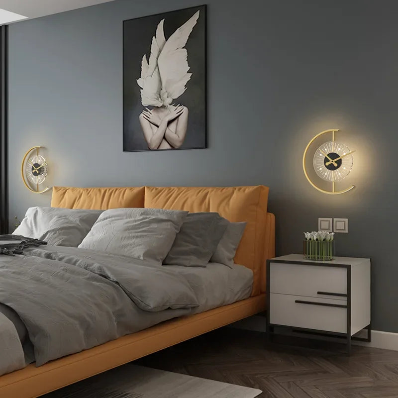 applique murale led moderne pour décoration d'intérieur et ambiance chaleureuse - vue 4 sur 10