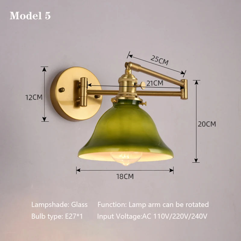 applique murale led pliable écologique avec bras réglable moderne - vue 10 sur 11