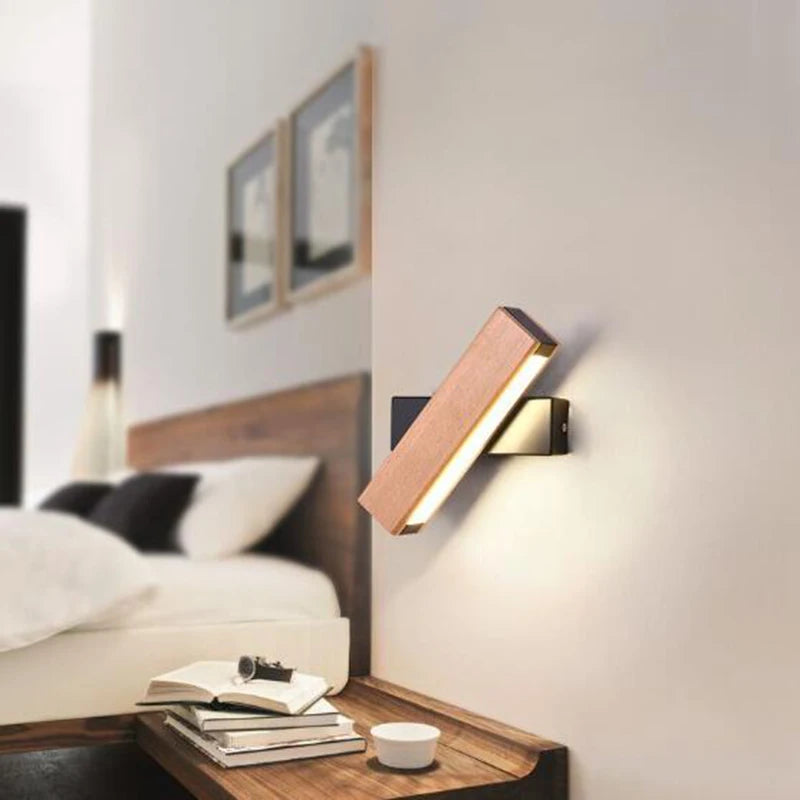 Moderne rotatif applique murale LED lumière salon chambre Foyer Restaurant applique éclairage porche étude lecture couloir décor applique murale 6pa - vue 4 sur 22