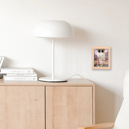 cadre photo miniature pour maison de poupée et accessoires en bois - vue 6 sur 7
