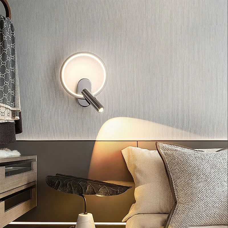 applique murale led moderne pour lecture et étude décorative - vue 3 sur 16
