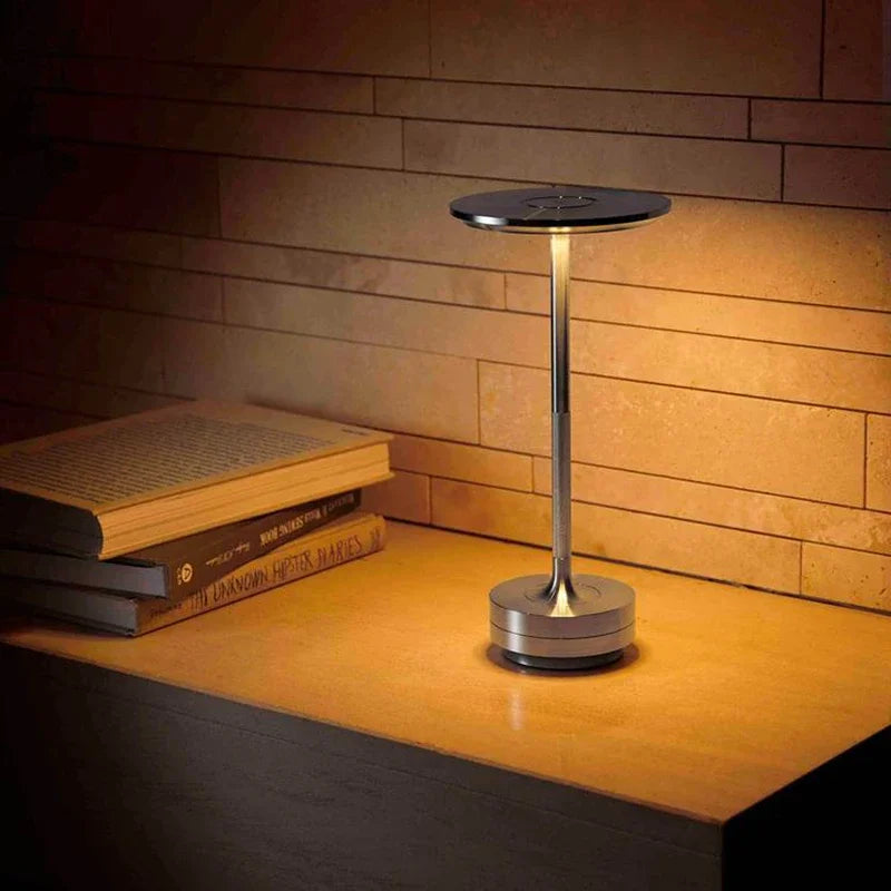 lampe de table led tactile rechargeable pour décoration et lecture - vue 3 sur 12