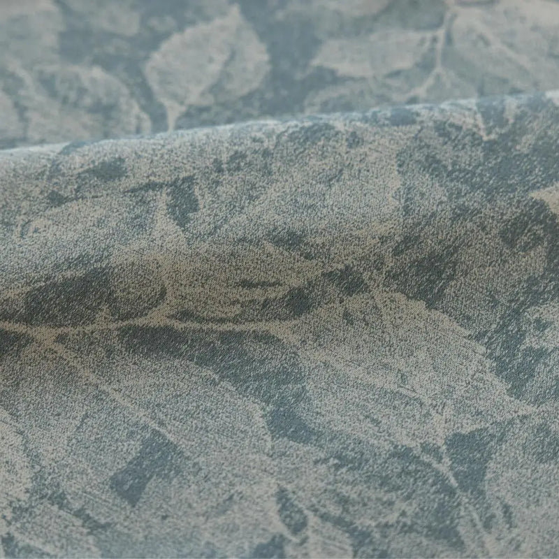 Rideau occultant style français motif feuilles luxueux salon