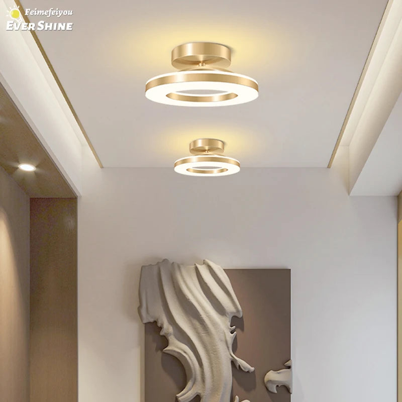 plafonnier moderne à leds pour décoration intérieure
