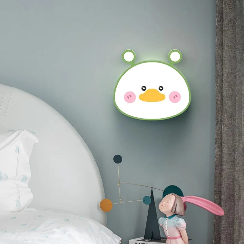applique murale ours rose pour chambre d enfant mignonne moderne - vue 5 sur 8