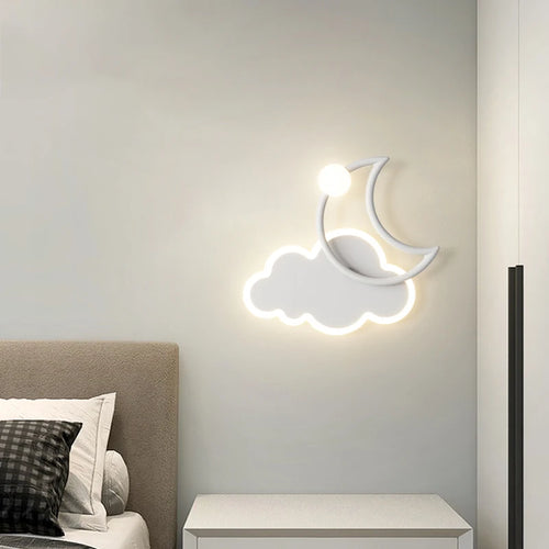 applique murale nuage moderne pour chambre enfant décorative - vue 5 sur 9