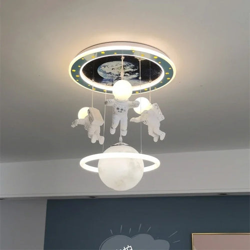 plafonnier led nordique astronaute idéal pour décoration intérieure - vue 5 sur 7