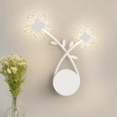 Applique murale LED en forme de plante verte