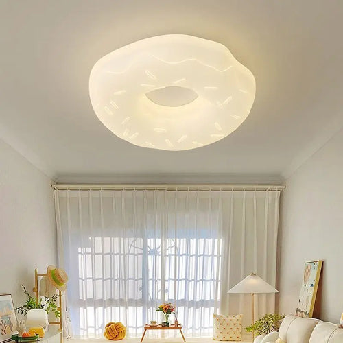 plafonnier créatif en forme de beignet pour décoration intérieure enfant - vue 3 sur 14