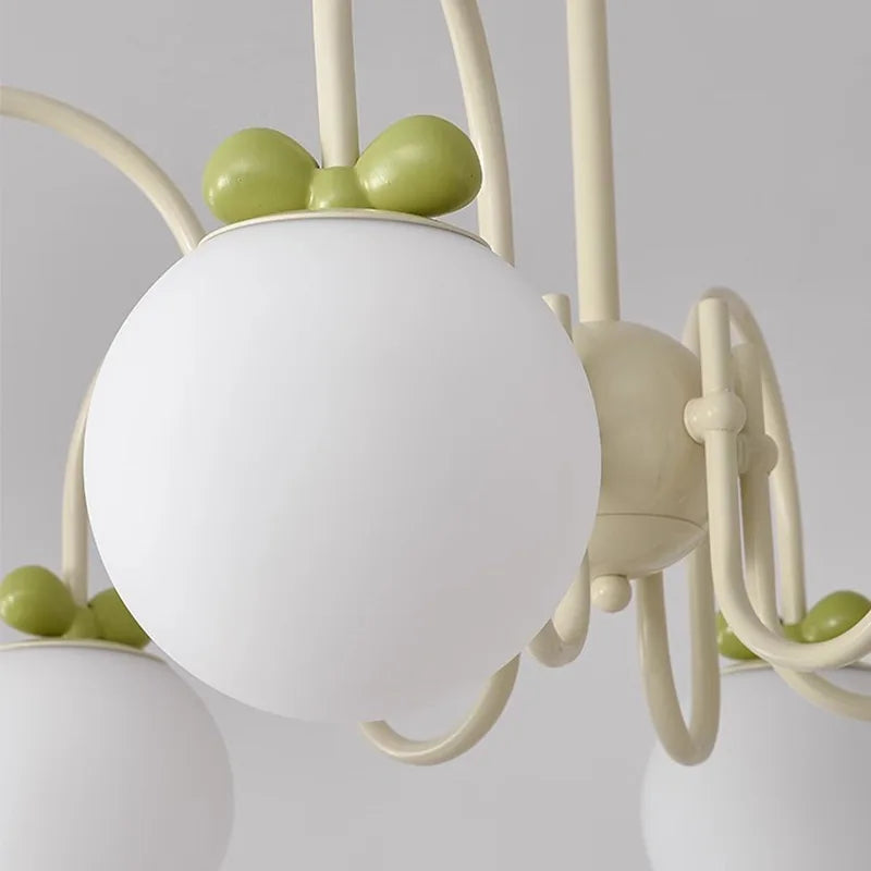 lustre en verre de style français idéal pour hôtel - vue 7 sur 11