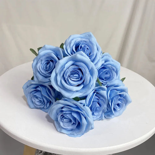 bouquet de roses artificielles pour mariage et décoration intérieure