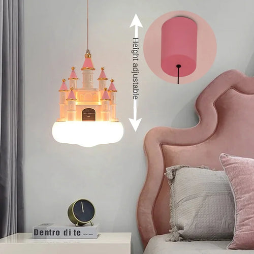 suspension créative nuages château pour chambre d'enfants