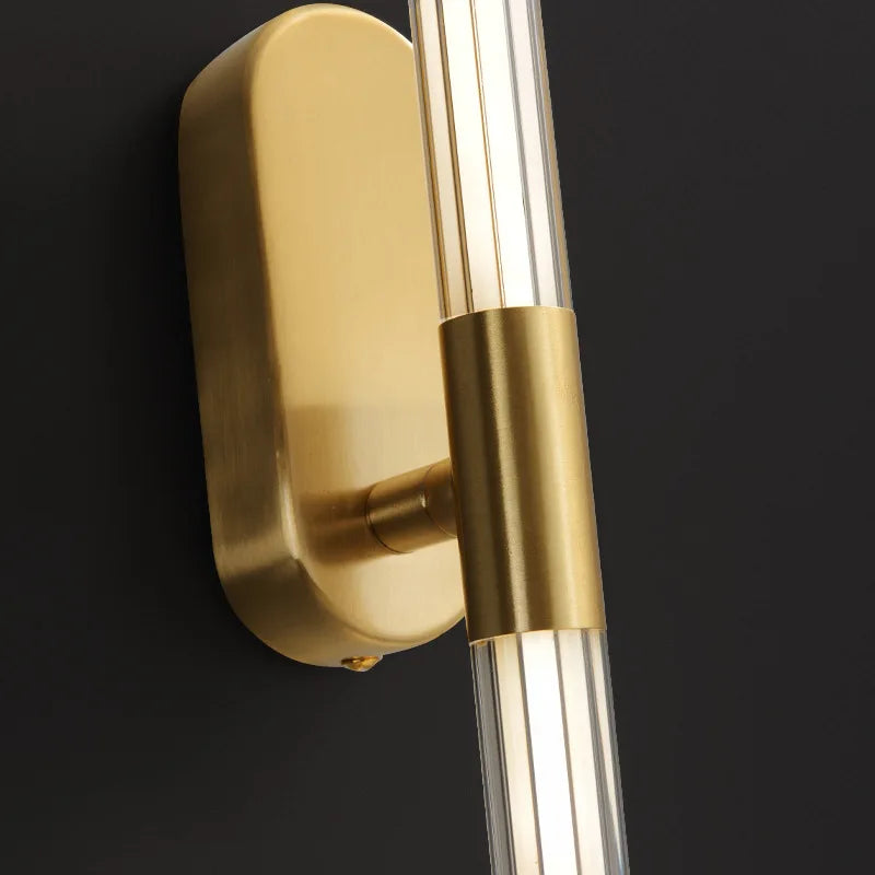 applique murale led minimaliste en acrylique avec gradation