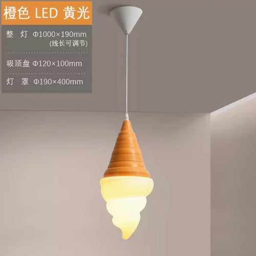 suspension créative en forme de crème glacée moderne - vue 14 sur 15