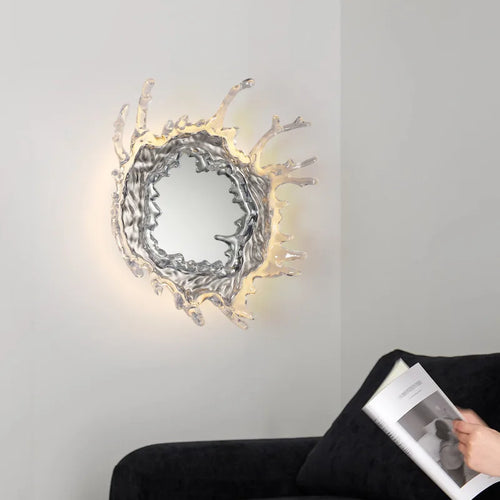 miroir goutte eau vaporisateur éclairage ambiance - vue 3 sur 12