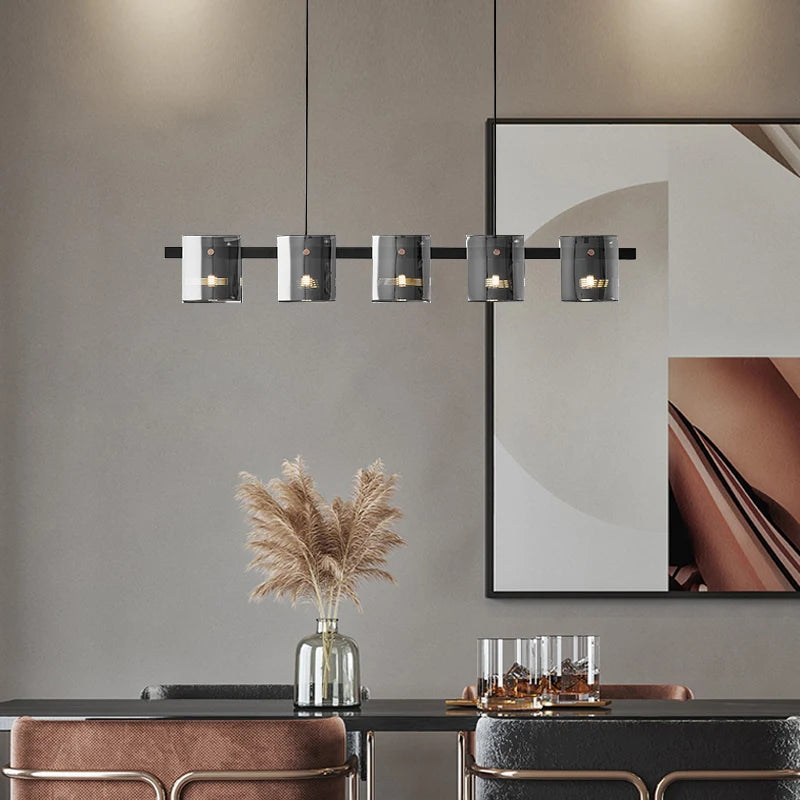 lustre à led postmoderne en cristal pour intérieur élégant - vue 6 sur 10