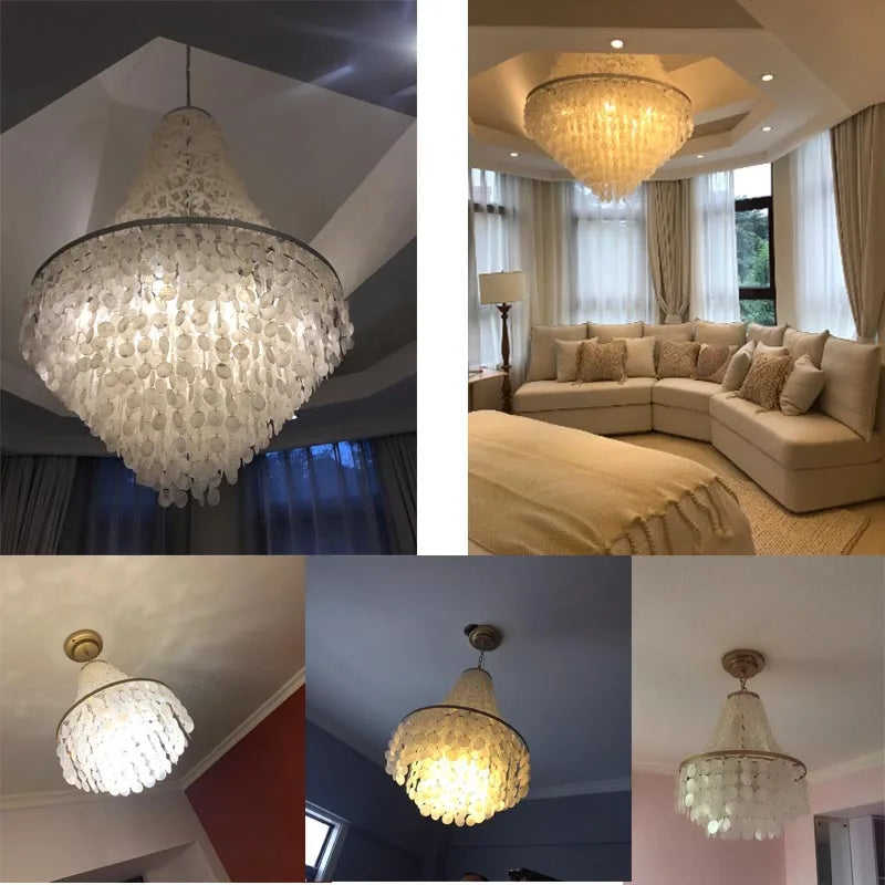 lustre moderne à LED pour décoration intérieure élégante - vue 7 sur 10