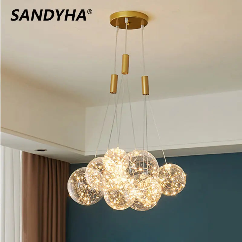 Lustre suspendu moderne