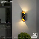 Applique murale moderne haut vers le bas éclairage extérieur décor à la maison chambre porte côté intérieur blanc noir or