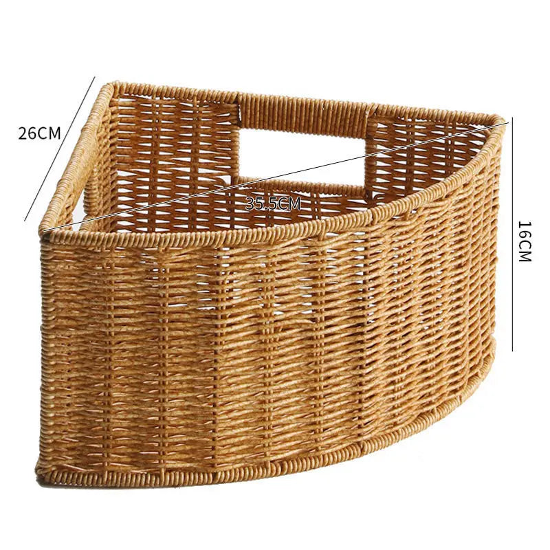panier dangle tissé pour linge et rangement maison - vue 14 sur 14