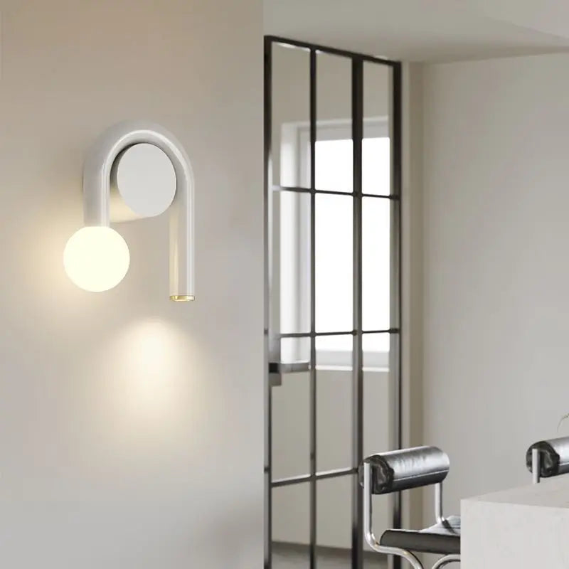 applique murale moderne en verre luminaire décoratif d'intérieur 3000k - vue 3 sur 11